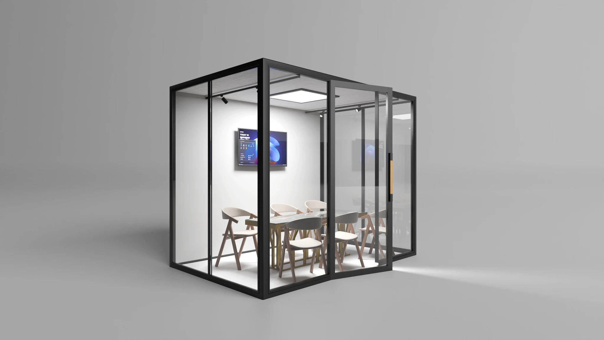 Alcove: 4-person meeting pod
